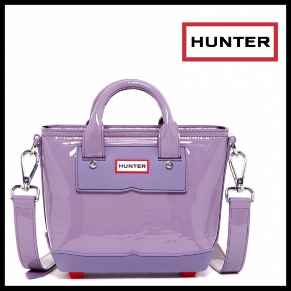 Hunter Handbags - HUNTER ORIGINAL PATENT LEATHER CROSSBODY TOTE